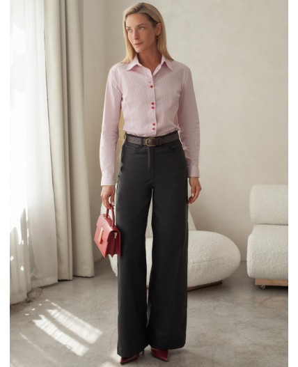 Блузка женская белый-красный