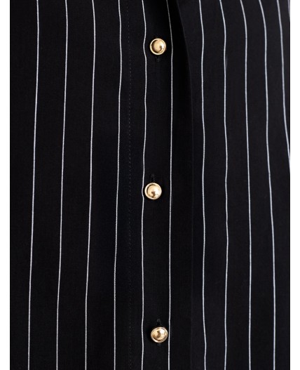 Блузка женская черный-белый