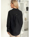 Блузка женская черный-белый