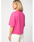 Футболка женская розовая фуксия
