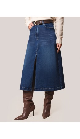 Юбка женская синий