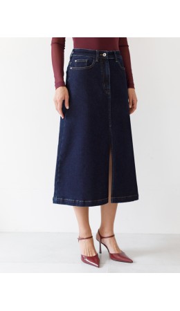 Юбка женская темно-синий