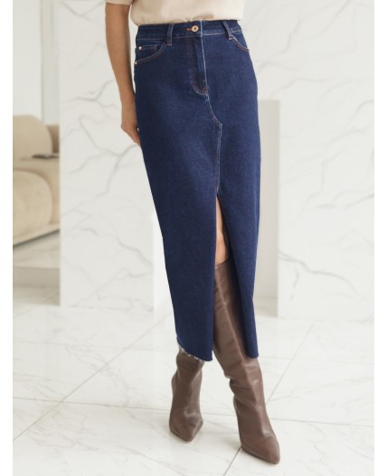 Юбка женская темно-синий