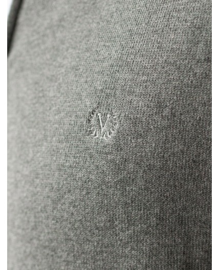 Кардиган мужской серый меланж