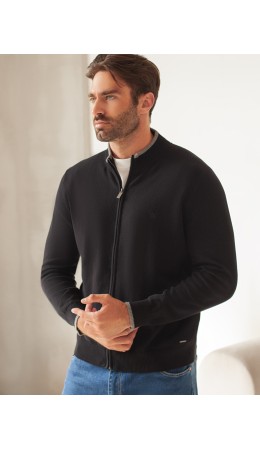 Кардиган мужской черный
