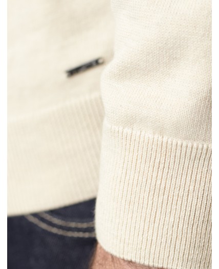 Свитер мужской бежевый меланж