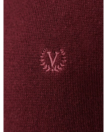 Свитер мужской бургунди