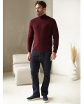 Свитер мужской бургунди