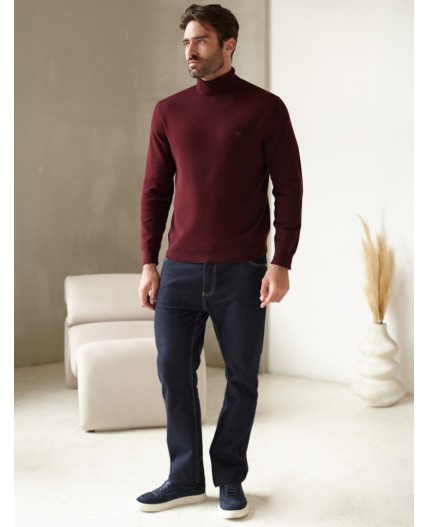 Свитер мужской бургунди