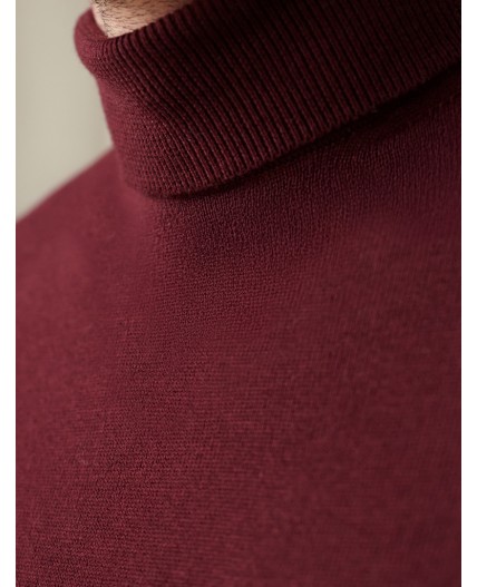 Свитер мужской бургунди