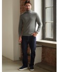 Свитер мужской серый меланж