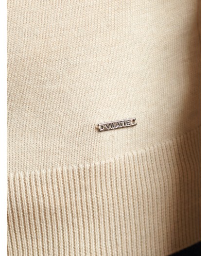 Джемпер мужской бежевый меланж