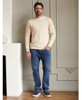 Джемпер мужской бежевый меланж