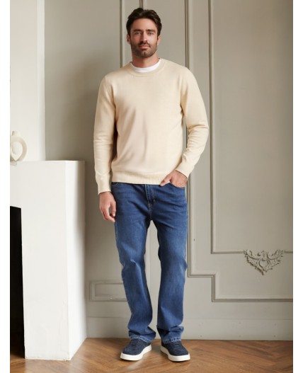 Джемпер мужской бежевый меланж