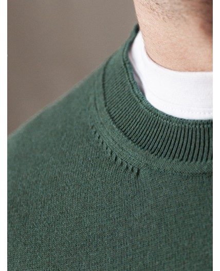 Джемпер мужской дымчатый зеленый