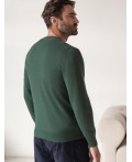 Джемпер мужской дымчатый зеленый