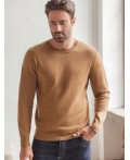 Джемпер мужской коричневый меланж