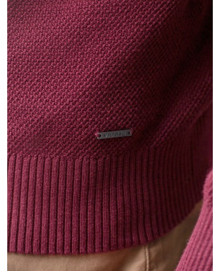 Джемпер мужской бургунди