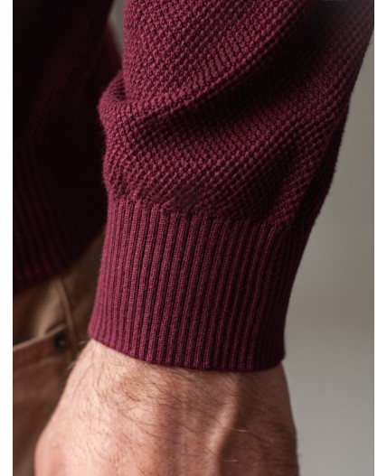 Джемпер мужской бургунди
