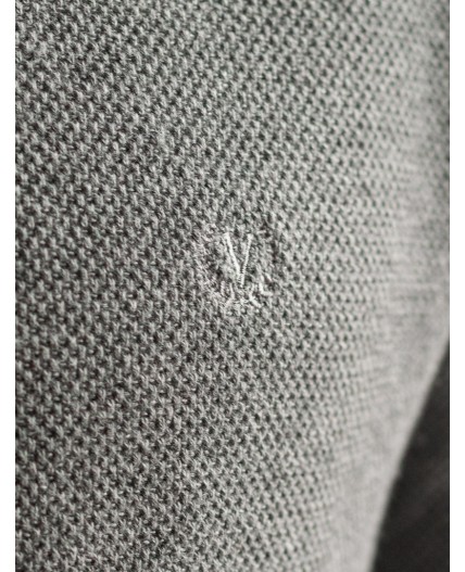 Джемпер мужской серый меланж