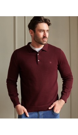 Джемпер мужской бургунди