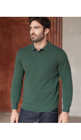 Джемпер мужской дымчатый зеленый