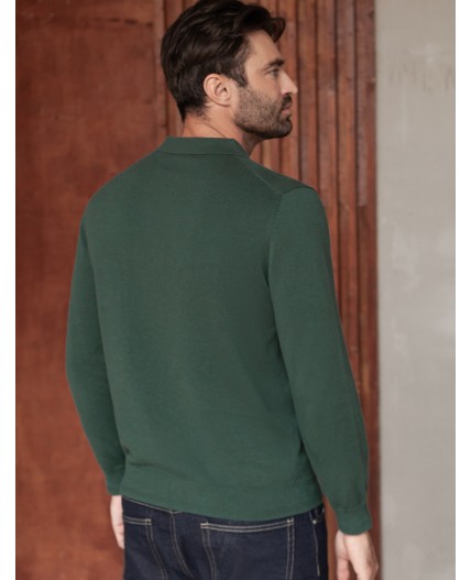 Джемпер мужской дымчатый зеленый