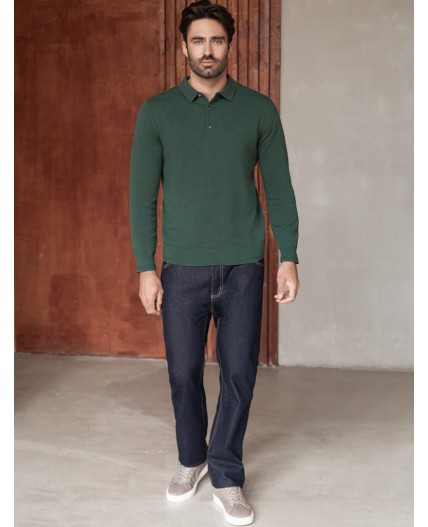 Джемпер мужской дымчатый зеленый