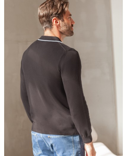 Джемпер мужской черный