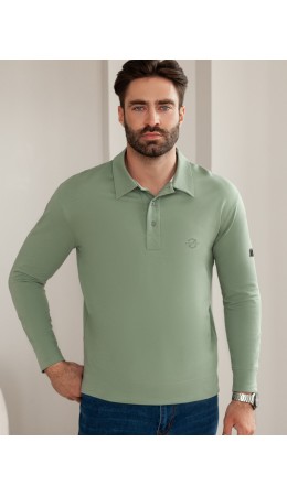 Джемпер мужской св.оливковый