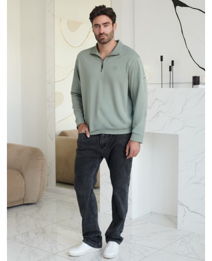 Джемпер мужской св.оливковый