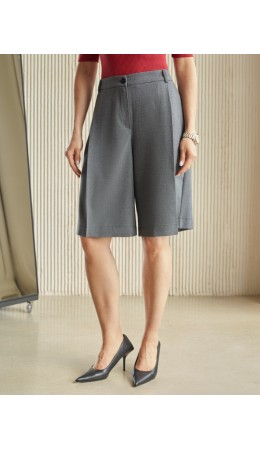 Шорты женские серый-черный