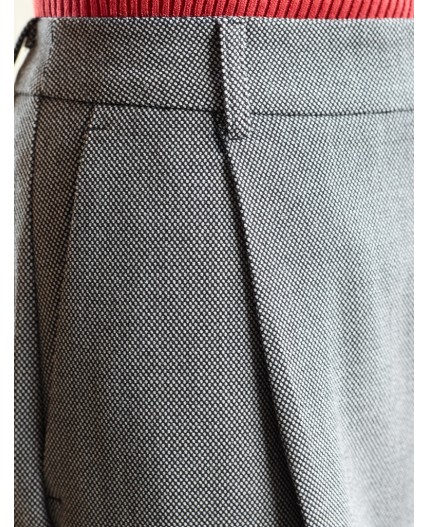 Шорты женские серый-черный