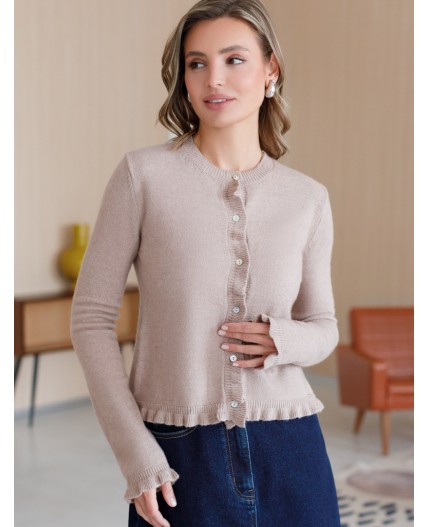 Кардиган женский макиато меланж