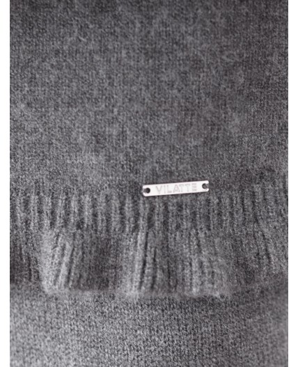 Кардиган женский темно-серый меланж