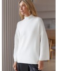 Свитер женский натуральный белый