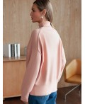 Свитер женский пудровый