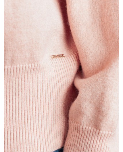 Свитер женский пудровый