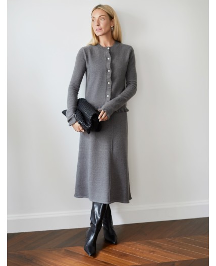 Юбка женская темно-серый меланж