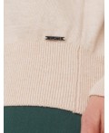 Джемпер женский бежевый меланж