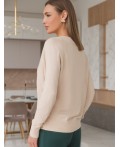 Джемпер женский бежевый меланж