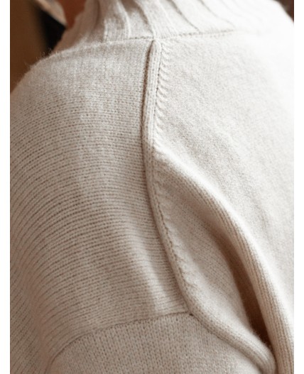 Джемпер женский овсяный меланж