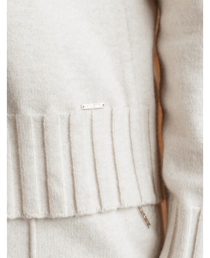 Джемпер женский овсяный меланж