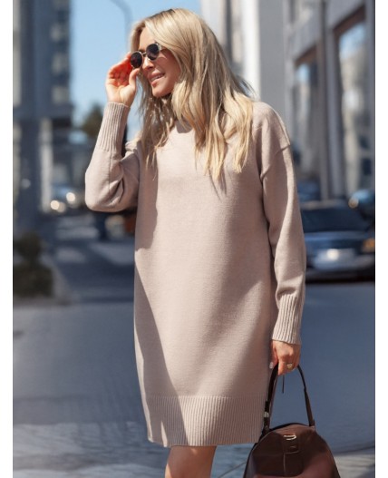 Платье вязаное женское макиато меланж