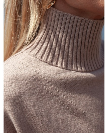 Платье вязаное женское макиато меланж