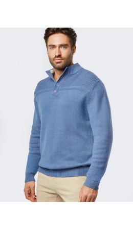 Джемпер мужской светло-синий
