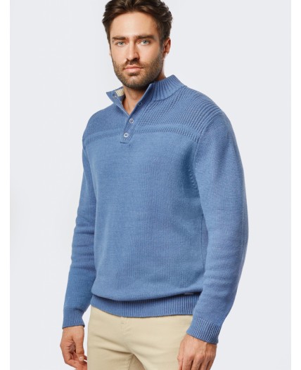 Джемпер мужской светло-синий