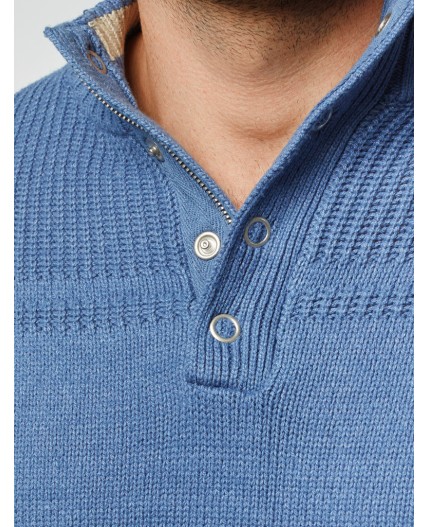 Джемпер мужской светло-синий