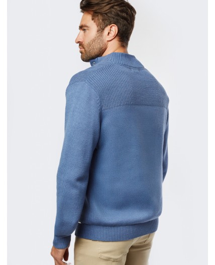 Джемпер мужской светло-синий