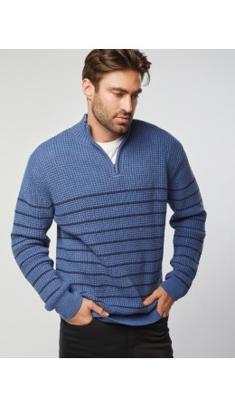 Джемпер мужской светло-синий